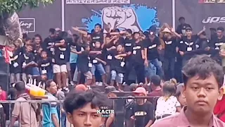 penutupan acara di akhiri dengan joget bersama pemuda plonto bersatu, jps audio one pro musik