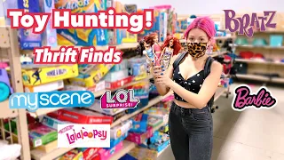 TOY HUNTING! THRIFT My Scene, Bratz MakeUp, LOL Surprise, Barbie