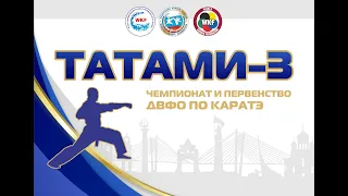 Чемпионат и Первенство ДВФО по каратэ. 21-22.04.2024 ТАТАМИ-3