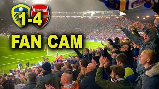 WE ALL LOVE LEEDS 👏 | Leeds 1-4 Arsenal FAN CAM