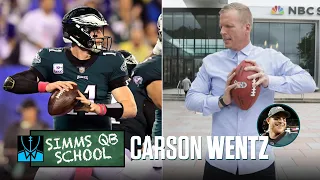 Chris Simms QB School: Carson Wentz | Chris Simms Unbuttoned | NBC Sports