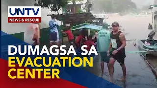 500 pamilya, nananatili sa ilang evacuation center sa Laguna dahil sa bagyong Aghon