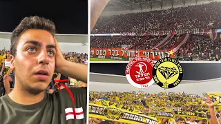 ENGLISH FAN EXPERIENCES CRAZY ATMOSPHERE & ISRAELI ULTRAS at Hapoel Tel Aviv vs Maccabi Netanya!