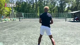 JJ Wolf (USA) vs. Calvin Hemery (FRA) - Practice Points | 2024 Tallahassee Tennis Challenger