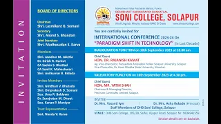 International Conference on " Paradigm Shift in Technology" (In Last Decade) - 10th Sept. 2023 Part2