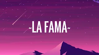 ROSALÍA - LA FAMA (Letra/Lyrics) ft. The Weeknd