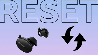 Tutorial How to Reset Bose Quiet Comfort QC Earbuds | Repair Tutorial