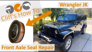 Jeep Wrangler JK Front Axle Seal Replacement