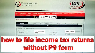 How to file IT Return Using Pre-populated form for Employed Individual 2024!! / NO P9 Needed.