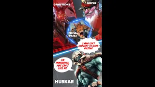 HUSKAR DOTA 2 WTF | 3 Man isn't enought to gank Huskar- Pro Fog War Battle