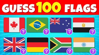 🌎Guess the country flags of the world in 3 seconds⏳ | Easy - Medium - Hard | 100 country challenge!💪