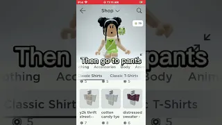 How to get free clothing in Roblox… #shorts #roblox