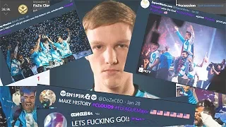 Everyone Reacts To Cloud9 Winning The Major...