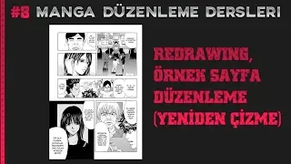 Redrawing, Örnek Sayfa Düzenleme (Yeniden Çizme) | Manga Düzenleme Dersleri #8