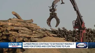 Lumber prices continue to skyrocket