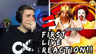 Rapper Reacts to Epic Rap Battles Of History LIVE!! | RONALD MCDONALD VS THE BURGER KING