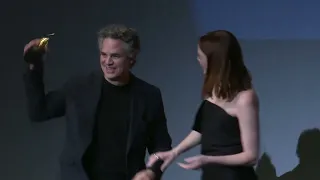 SBIFF 2024 - Emma Stone Presents Mark Ruffalo With The American Riviera Award