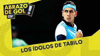 Los ídolos de la infancia del tenista chileno Alejandro TABILO - Abrazo De Gol