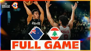 New Zealand v Lebanon | Basketball Full Game - #FIBAWC 2023 Qualifiers