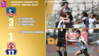 Colo-Colo 3-1 Universidad de Chile - Campeonato Femenino 2023 - Semifinal Vuelta