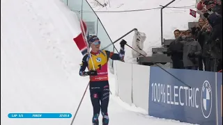 Johannes Thingnes Bø ∣ Last pursuit race (Oslo Holmenkollen)