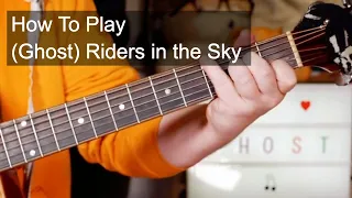 '(Ghost) Riders in the Sky' Johnny Cash Easy Acoustic Guitar Lesson