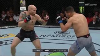 ufc figher Josh Emmett dropping people like they are nothing