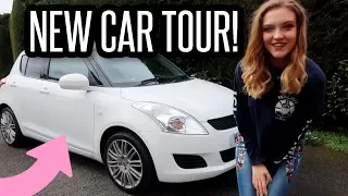 MY NEW CAR TOUR!! White Suzuki Swift | BeautySpectrum