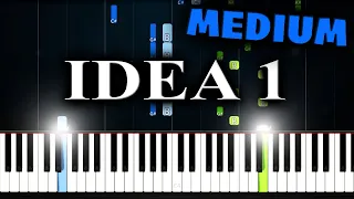 Gibran Alcocer - Idea 1 - Piano Tutorial (MEDIUM)