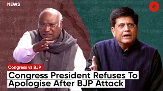Mallikarjun Kharge Sharpens Attack On BJP, Terms Saffron Party As "People Who Ask For Apology"
