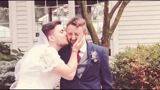 FAKE FIRST LOOK! Best man surprises Groom in Funny First Look!