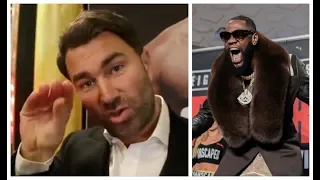 'WILDER NEVER F****** WANTED JOSHUA ALL ALONG!' - EDDIE HEARN MOST ANIMATED RANTS ON DEONTAY WILDER