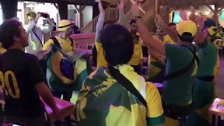 Brazilian Fans before the match with Costa Rica World Cup Russia 2018