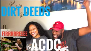 WE HAD TO DOTHIS ONE! ACDC- DIRTY DEEDS DONE DIRT CHEAP (LIVE @ RIVER PLATE DECEMBER 2009) REACTION)