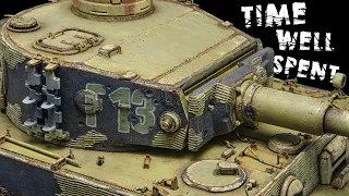 So I Just Spent 70 HOURS Chipping This Tiger | Tiger 1 Gruppe Fehrmann | Rye Field Model 1/35