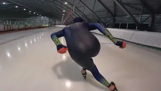 1000m Tempos in Fosenhallen, speed skating rink in Norway