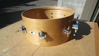 Camco (Chanute Kansas) Snare Drum  Restoration Final Process #3