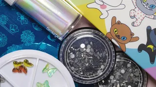 Born Pretty Store Nail Mail Unboxing (Gems, Stamping Plates & More!) - femketjeNL