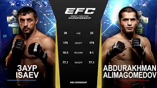 Превосходная работа в партере | EFC 42: Абдурахман Алимагомедов - Заур Исаев