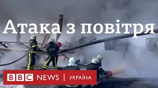 Ладижинську ТЕС обстріляли дронами-камікадзе. Ракетні удари по Запоріжжю та Львову