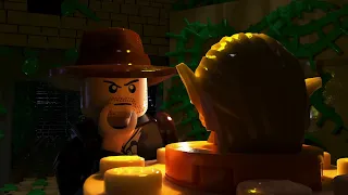 Lego Indiana Jones opening cuts scenes Remade - Blender animation