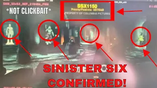 NEW ALLEGED  SPIDERMAN NO WAY HOME LEAKS | SINISTER SIX CONFIRMED LEAK FOOTAGE !