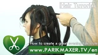 How to create a great evening hairstyle parikmaxer tv english version