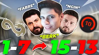 EF FABRE VE NGİNLE EFSANEVİ FACEIT COMEBACK! - Berk Rip Tepe (CS2)