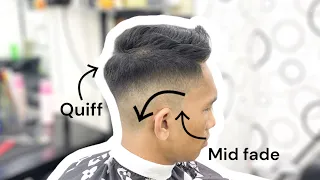 Quiff haircut - tutorial haircut transformation 2023