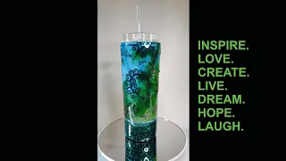 GORGEOUS & LUSH DYI FABRIC TUMBLER~Art From The Heart 💜