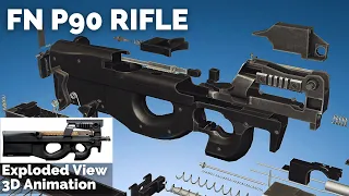 FN P90 Rifle - Exploded View
