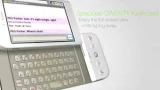 HTC  T-mobile G1 Google Android Dream Phone (Animated Demo)