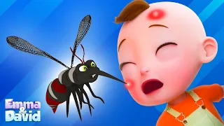 Mosquito, Go Away! - Mosquito Song + More Kids Songs and Nursery Rhymes | Emma & David