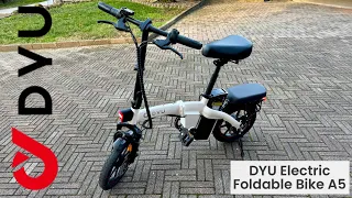 DYU A5 14 Inch - The Best Full Foldable Electric Bike ( Unboxing and Road Test )